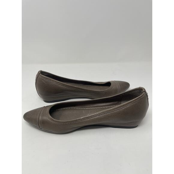 FRYE- Alicia Ballet Flats Women's Size 8M Brown Excellent condition $167 - Picture 8 of 11